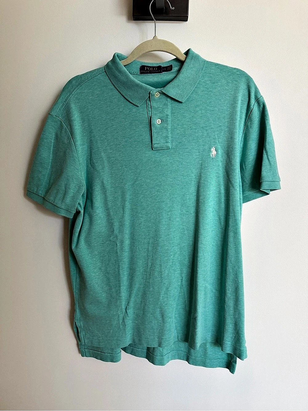 Polo Ralph Lauren Custom Slim Fit Mesh Polo Shirt Green